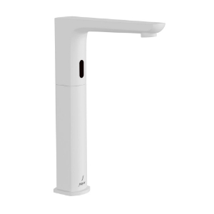 Picture of Kubix Prime High Neck Sensor Faucet - White Matt