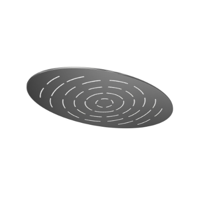 Picture of Oval Shape Maze Overhead Shower - Black Chrome