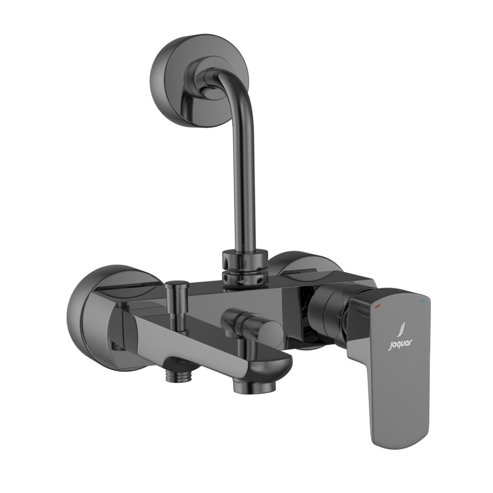 Picture of Single Lever Bath & Shower Mixer 3-in-1 System - Black Chrome