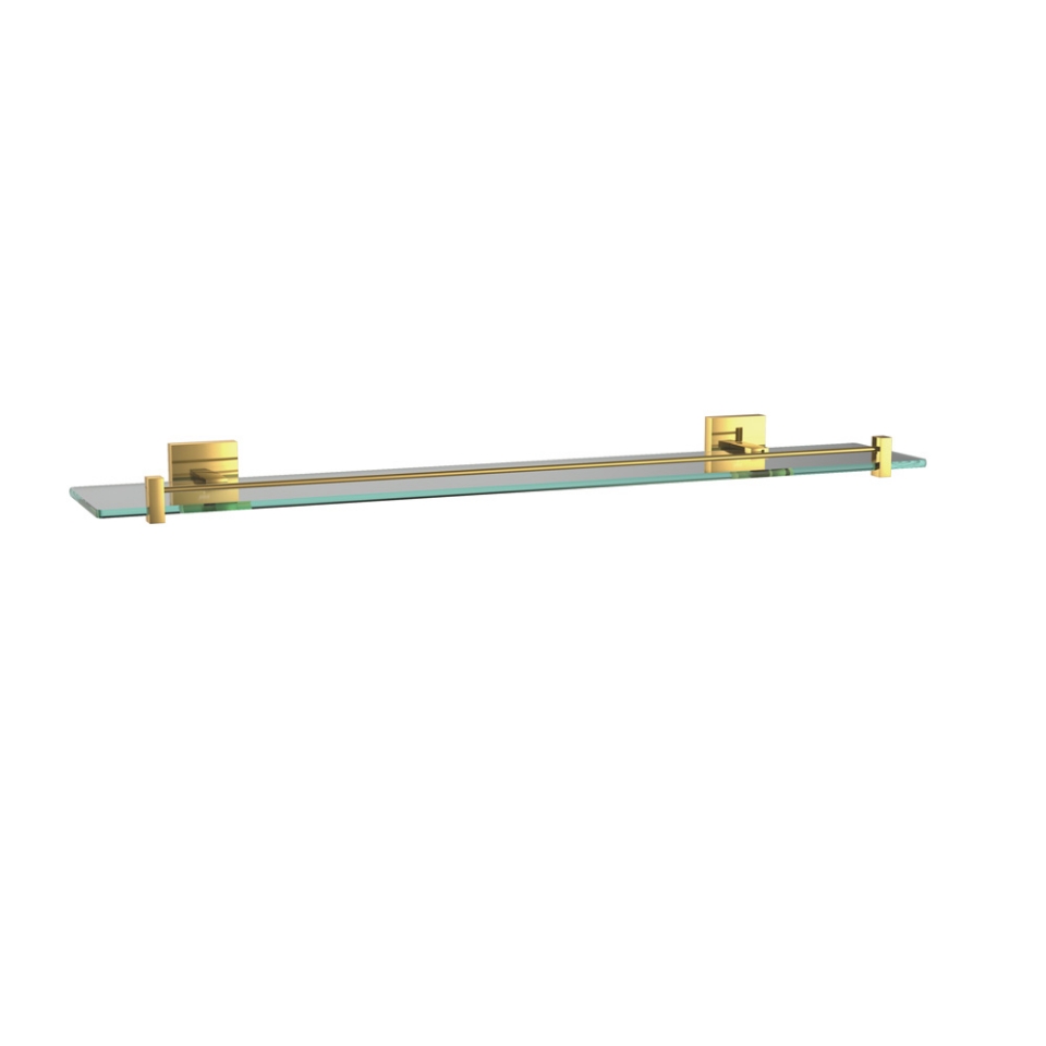 Picture of Glass Shelf 600mm Long - Gold Bright PVD
