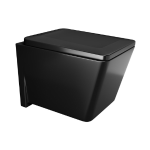 Picture of Rimless Blind Installation Wall Hung WC - Black Matt