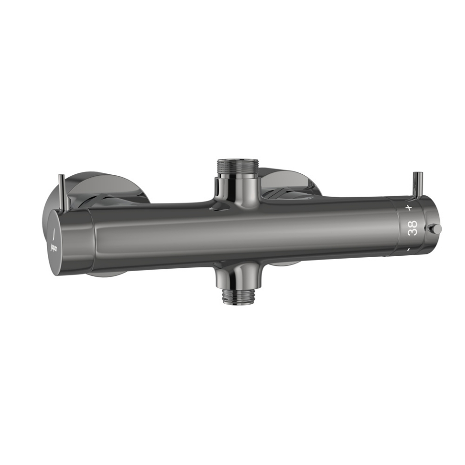 Picture of Multifunction Thermostatic Shower Valve - Black Chrome 